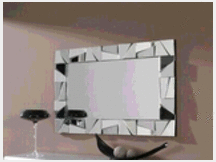 Specchio da parete moderno 60x90 cm reversibile